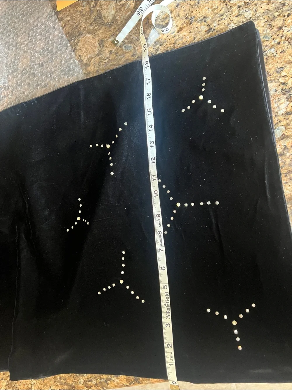 VTG 1960s Black Velvet with Rhinestone & pearl Shawl Shoulder Wrap